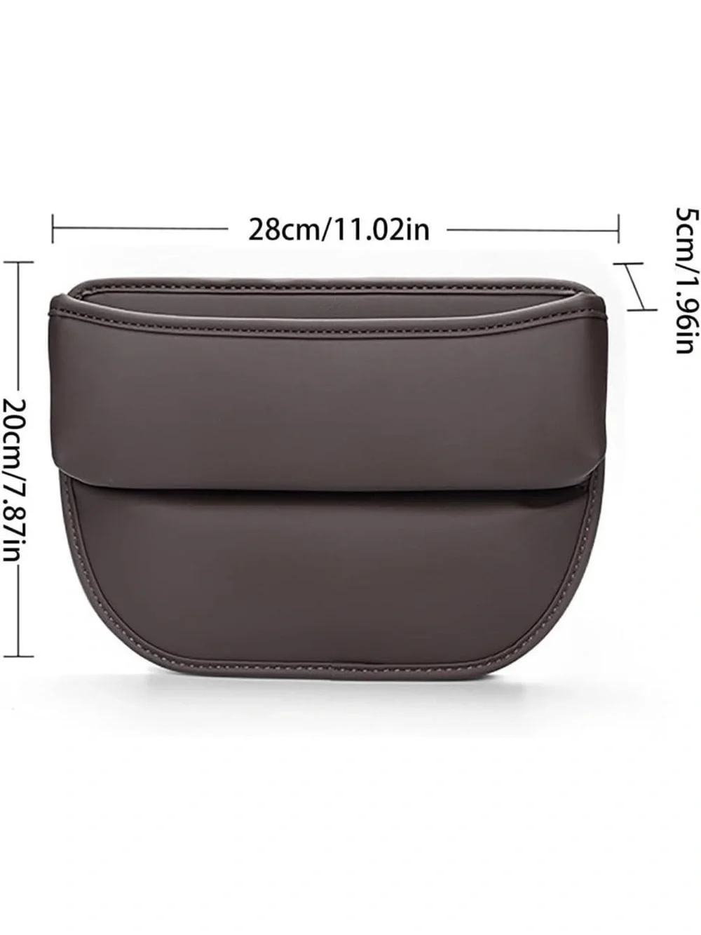 Brown Car Seat Gap Organizer and Phone Holder - Universal (No Brand)